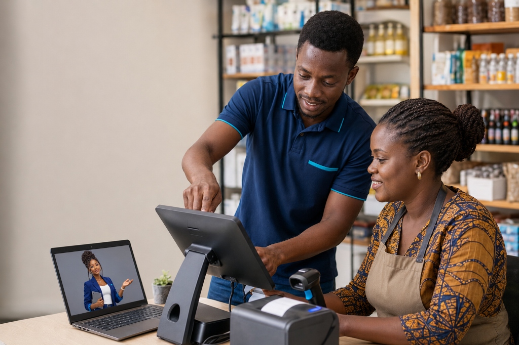 Installation POS physique par un Revendeur Agréé avec SIA sur l'écran
